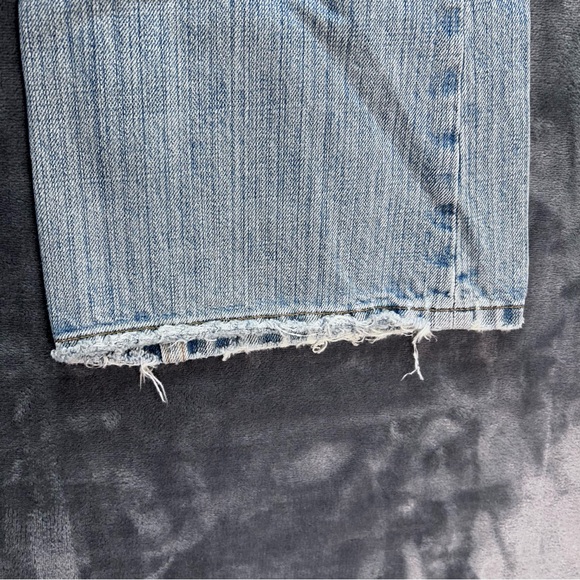 BKE Denim Jeans Women's 28x31.5 Liberty Flare Leg Distressed Low Rise Light Wash - Picture 13 of 16